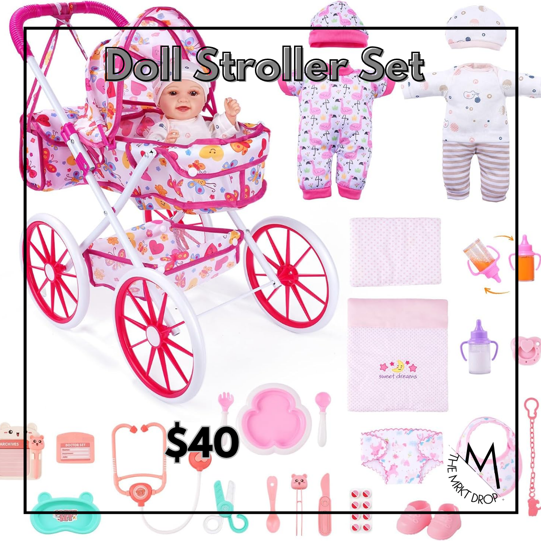 Doll Stroller Set