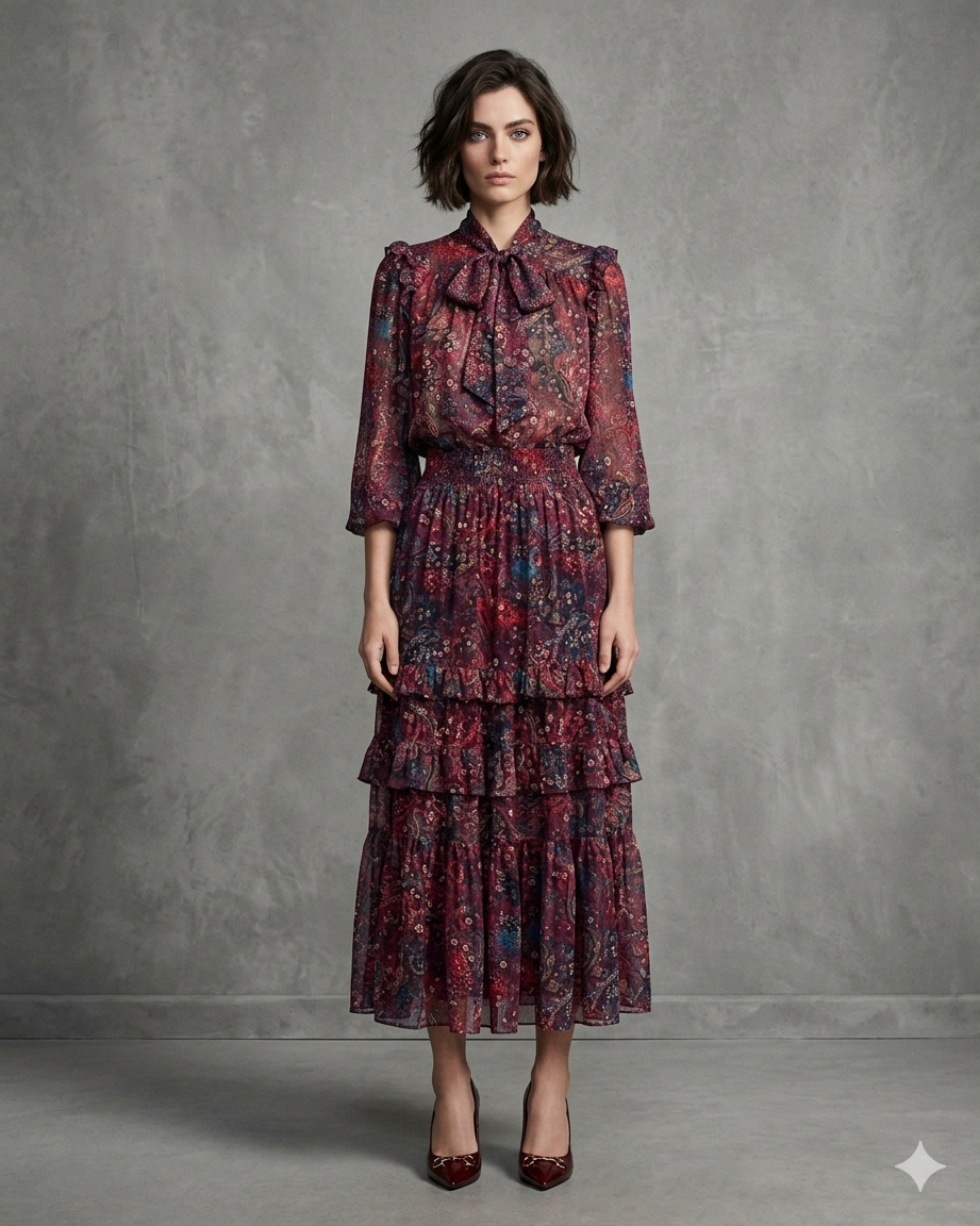 Paisley Boho Blouse - Exclusive