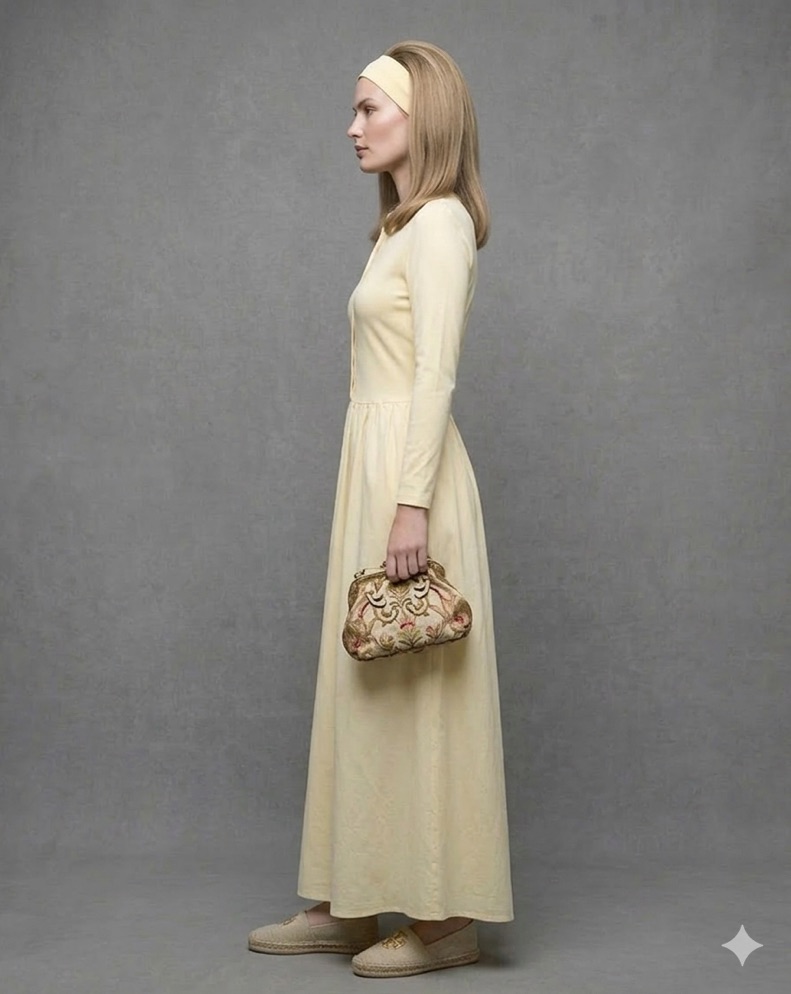 Point Cardigan Dress