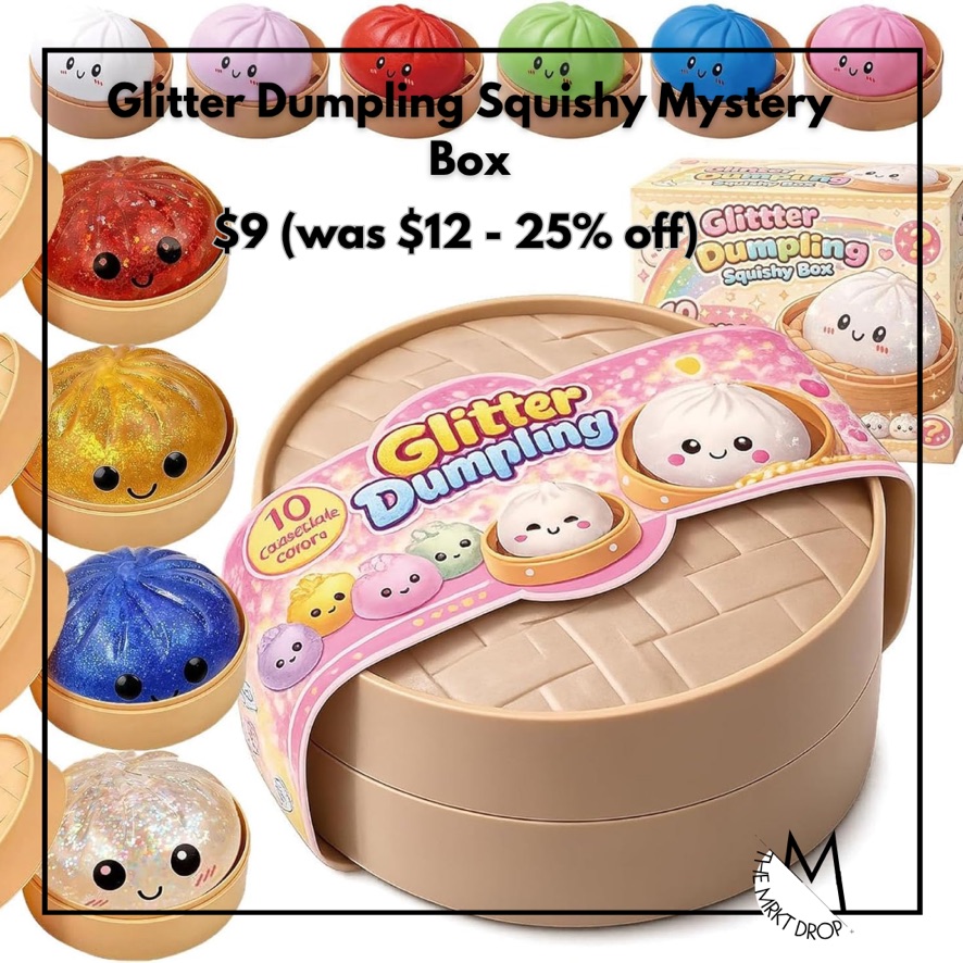 Glitter Dumpling Squishy Mystery Box