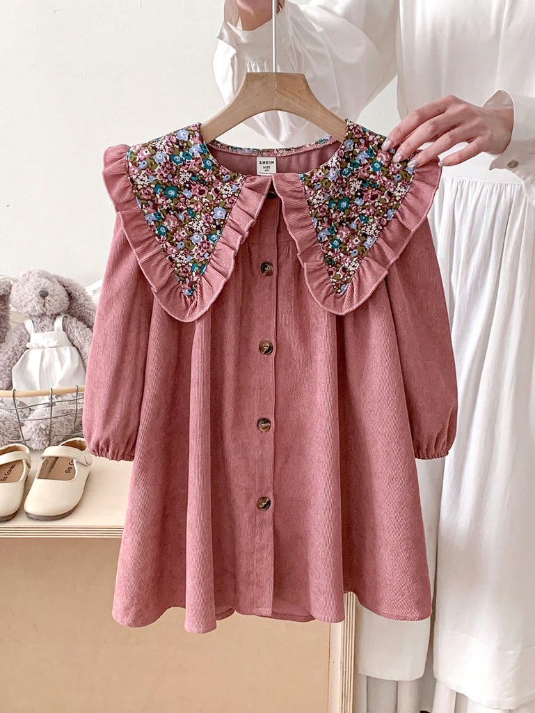 Peter Pan Floral Dress