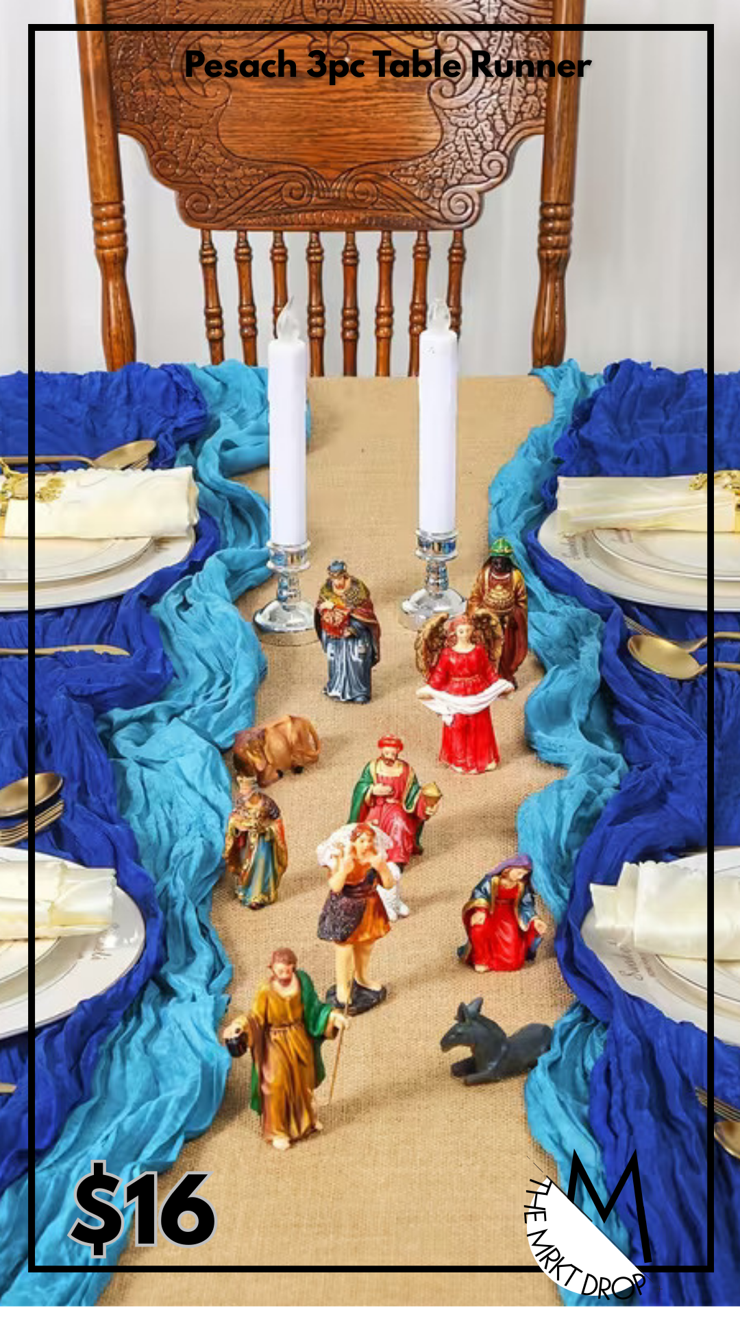 Pesach 3pc Table Runner