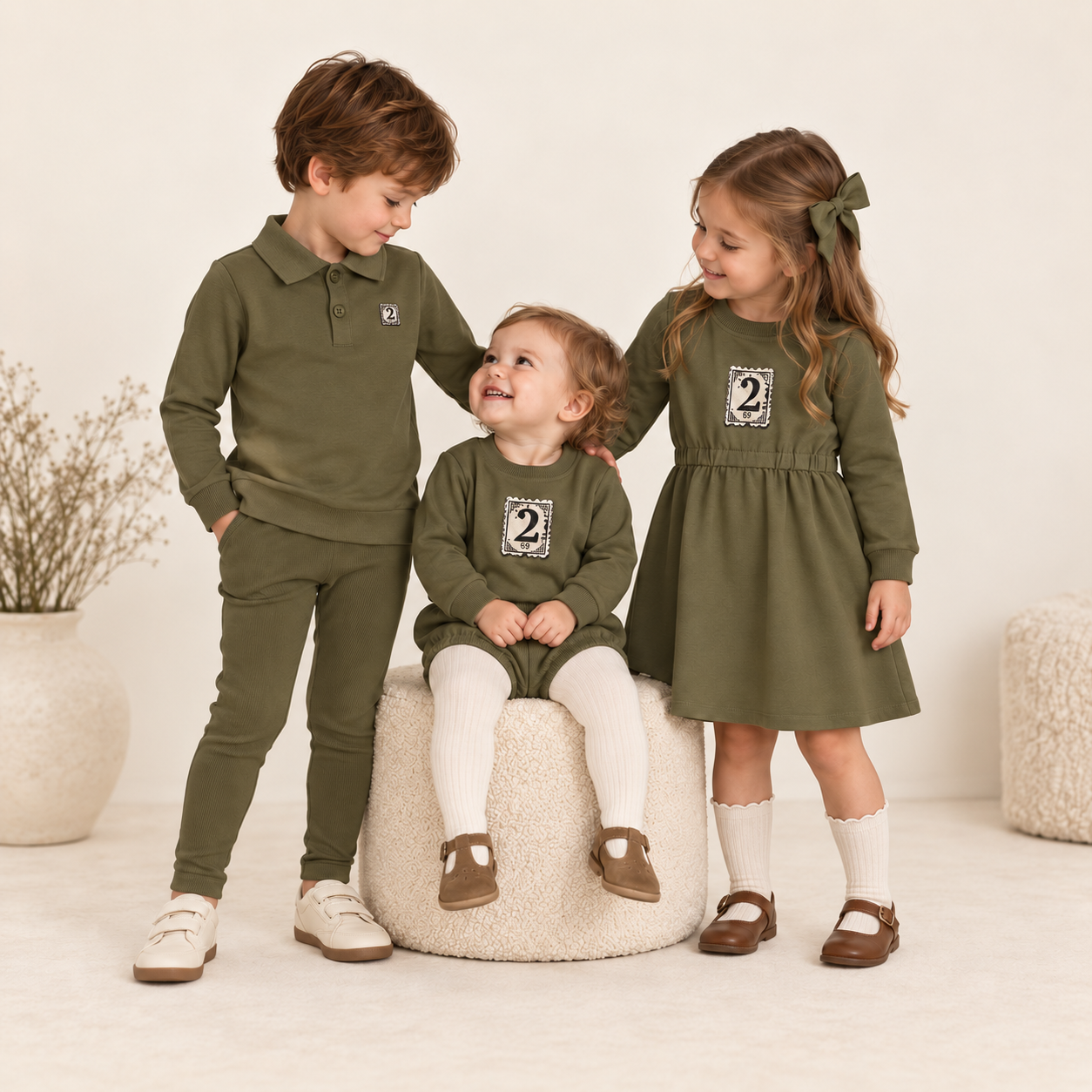 Tottini Stamp — Olive