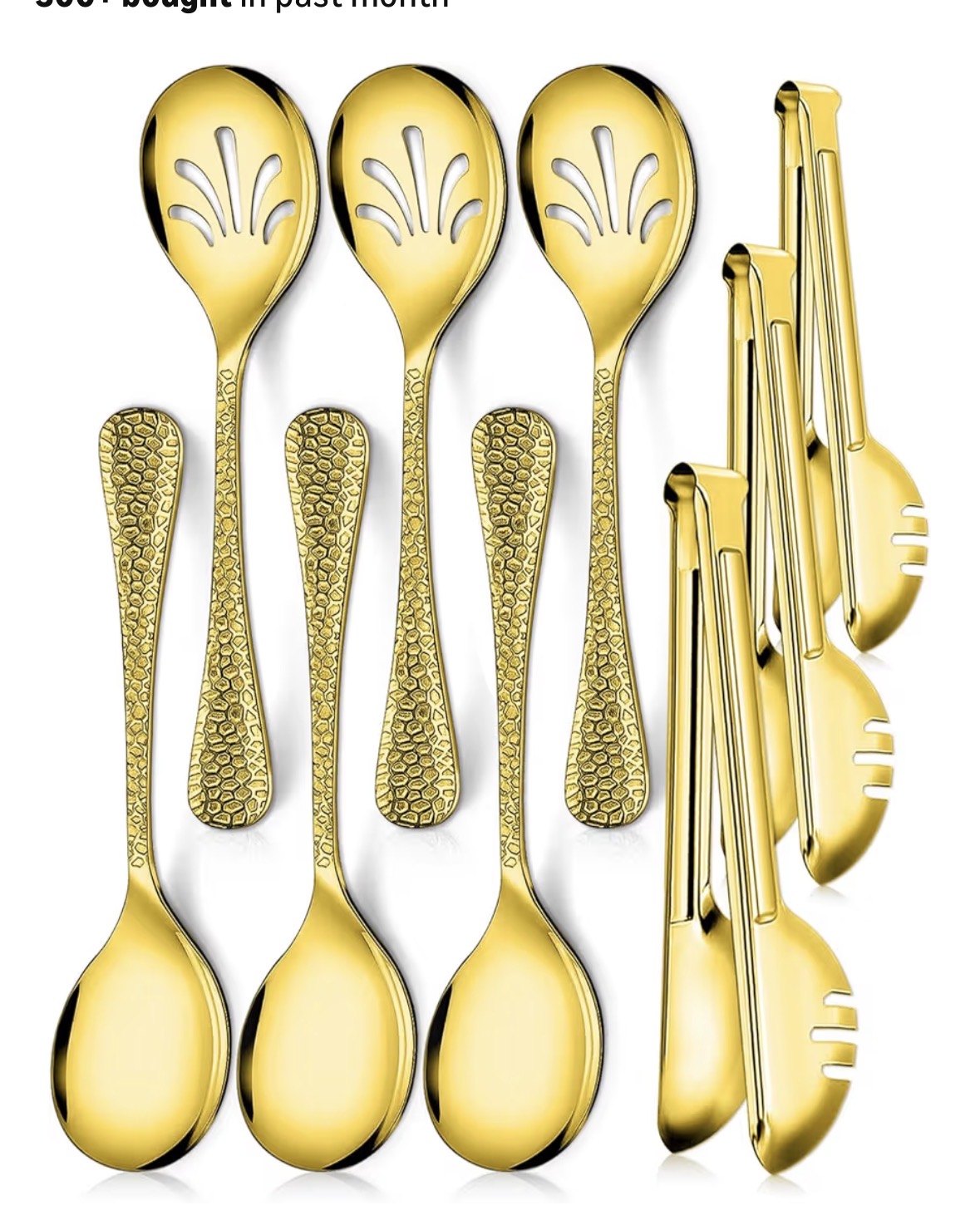 9 serving utensils