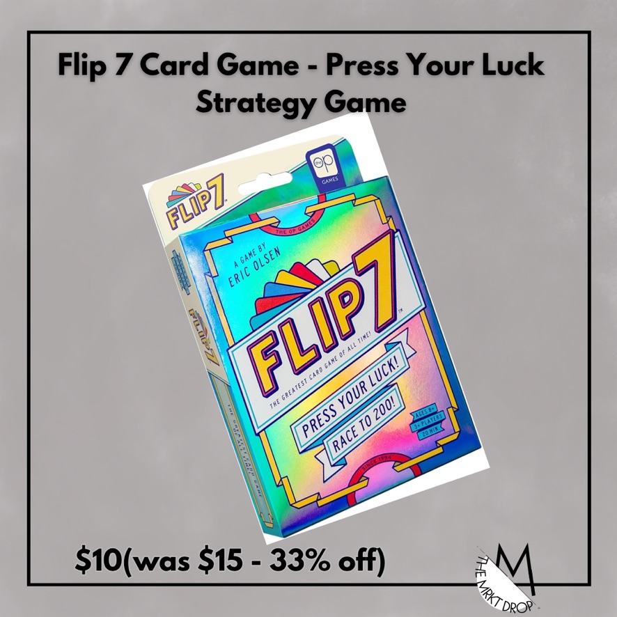 Flip 7 Card Game - Press Your Luck Strategy Game