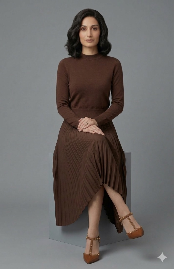 Pleated Maxi Layer Dress