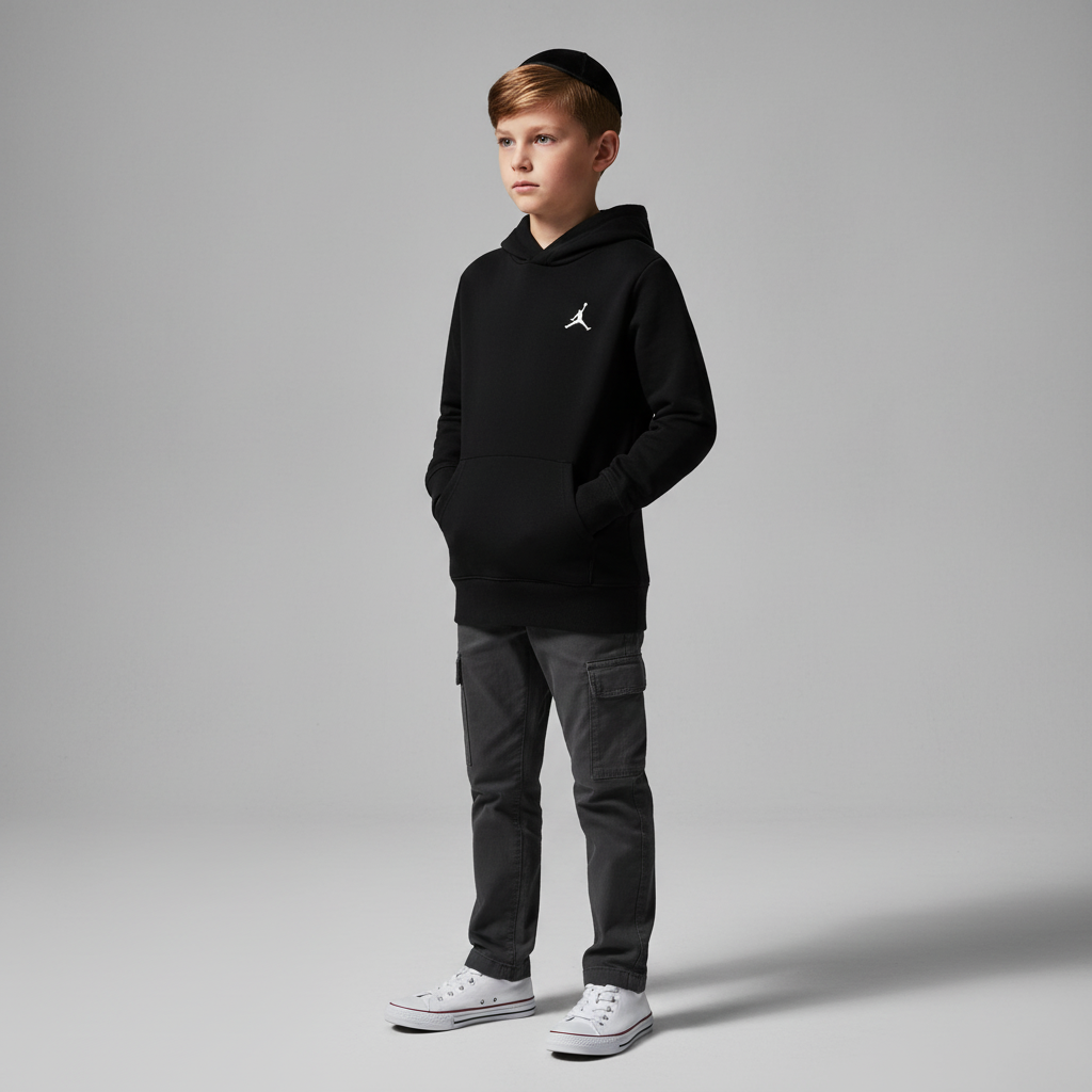 Boys' Jordan MJ Brooklyn Fleece Pullover Hoodie - Big Kid