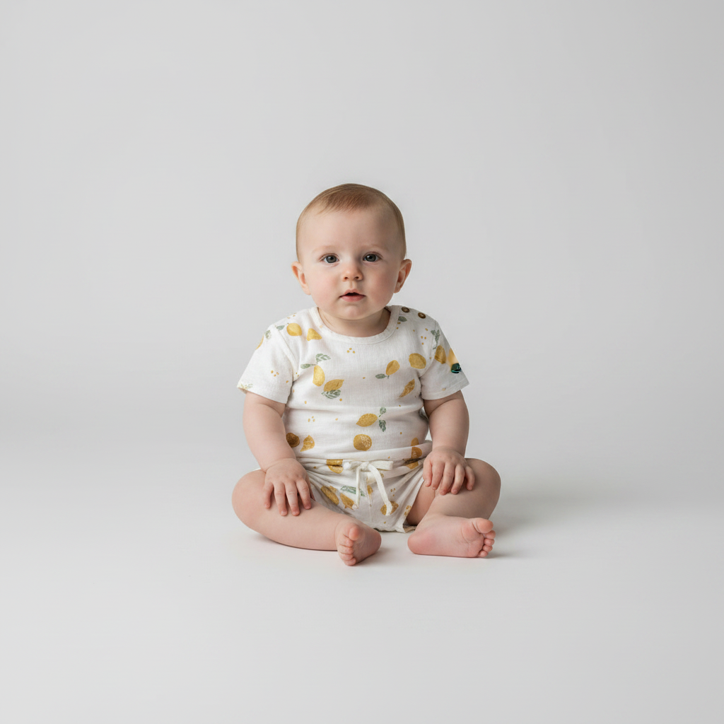 Organic Top and Shorts 2 Piece Set