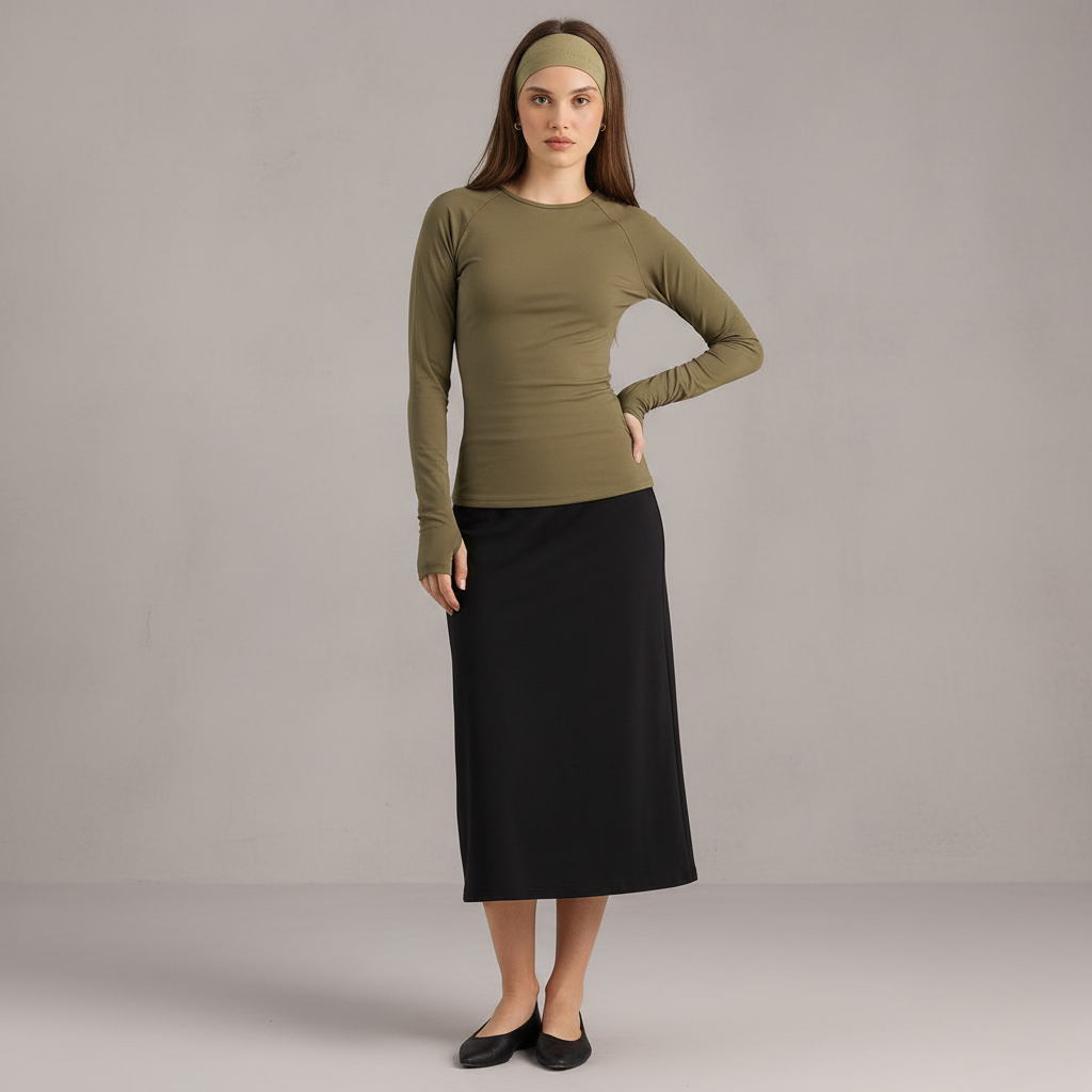 DSGN Studio Sculpt Long Sleeve Top