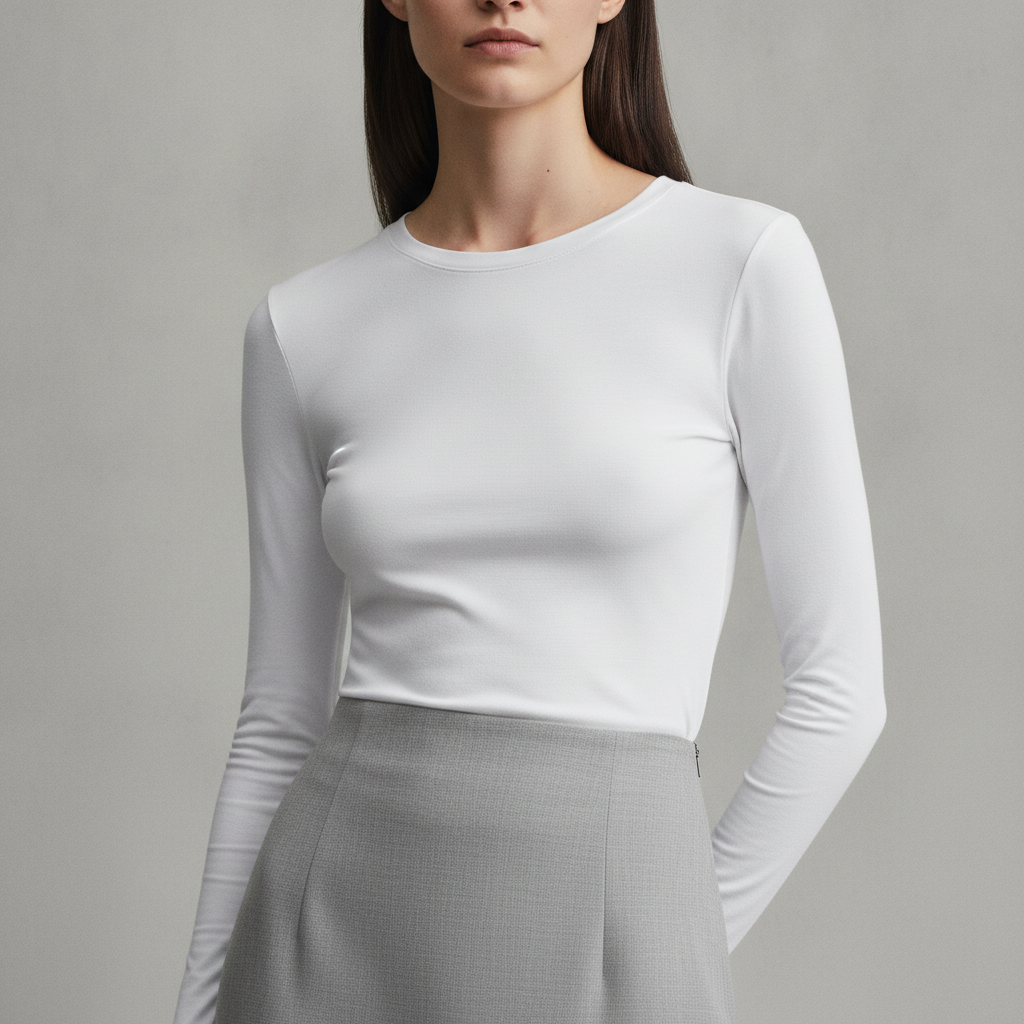Long-Sleeved Modal Top