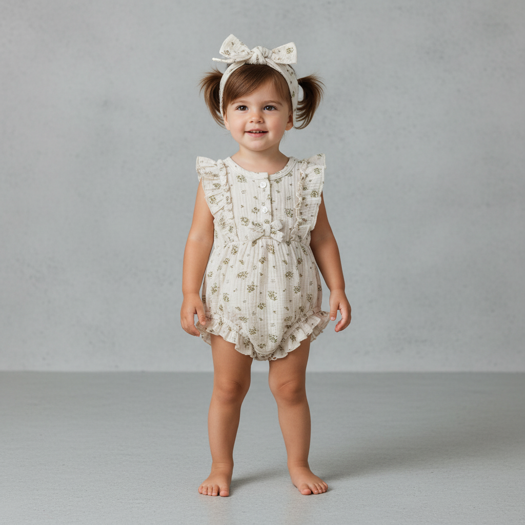Renotemy Short Sleeve Romper