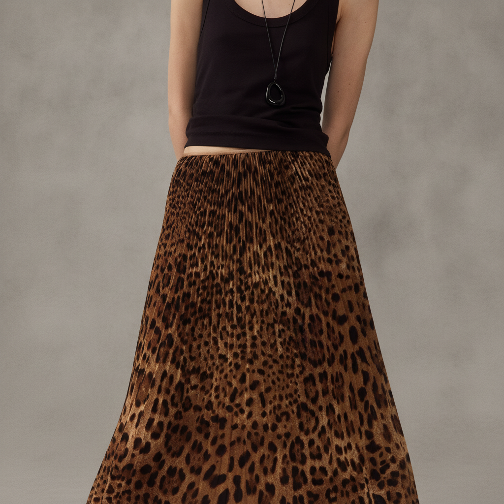 PLISSÉ SKIRT