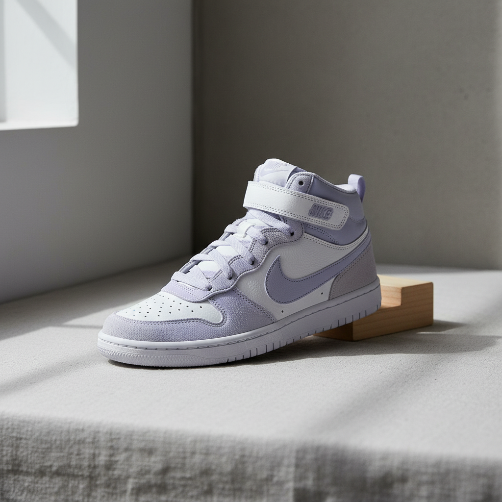 Nike Kids Preschool Court Borough Mid Shoes 21nikycrtbrghmdblbys