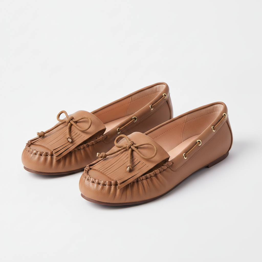 Fringe Bow Moccasins