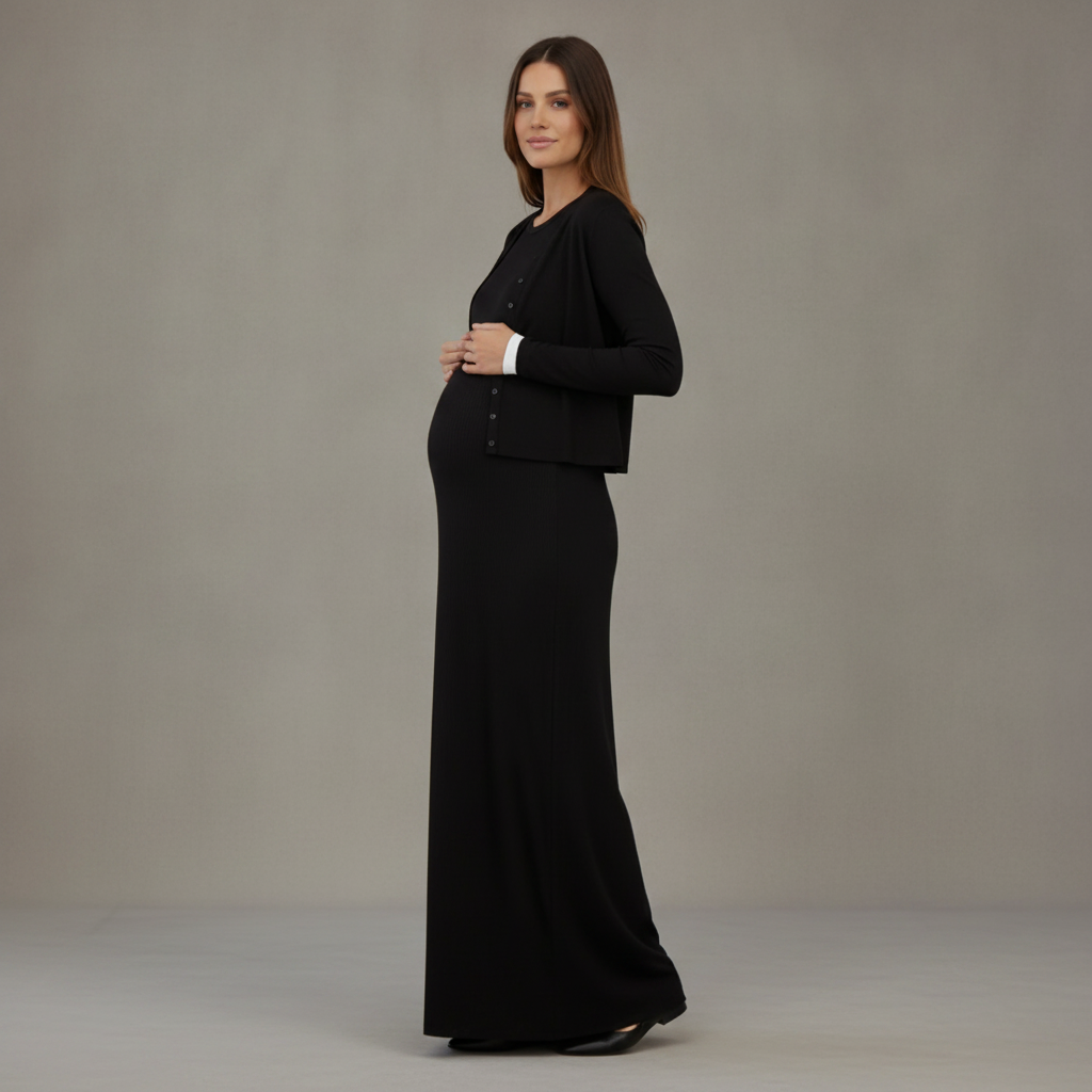Paris Maternity Maxi Dress