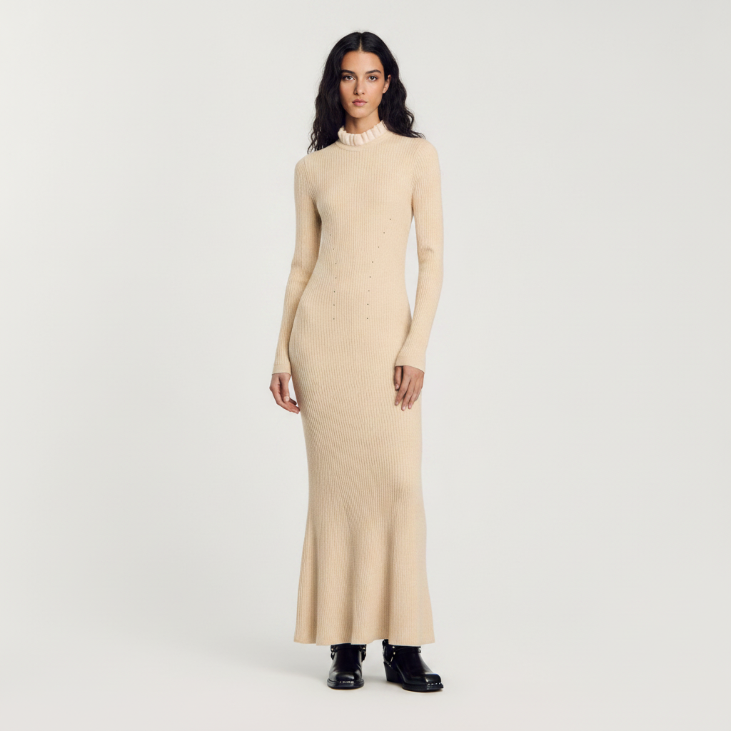 KNIT MAXI DRESS