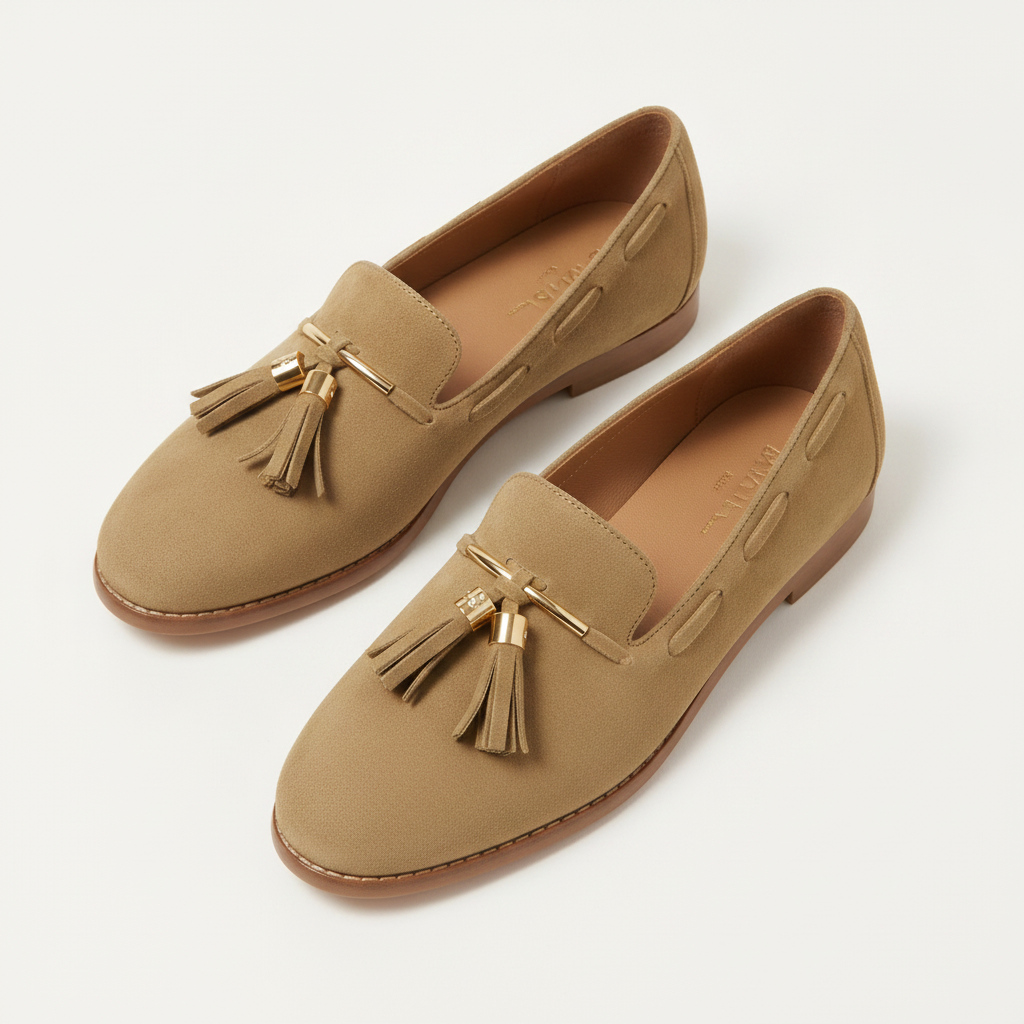 Franco Sarto Suede Hartlie Loafers - Green