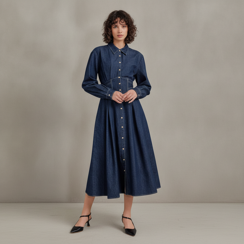 Long Sleeve Midi Dress