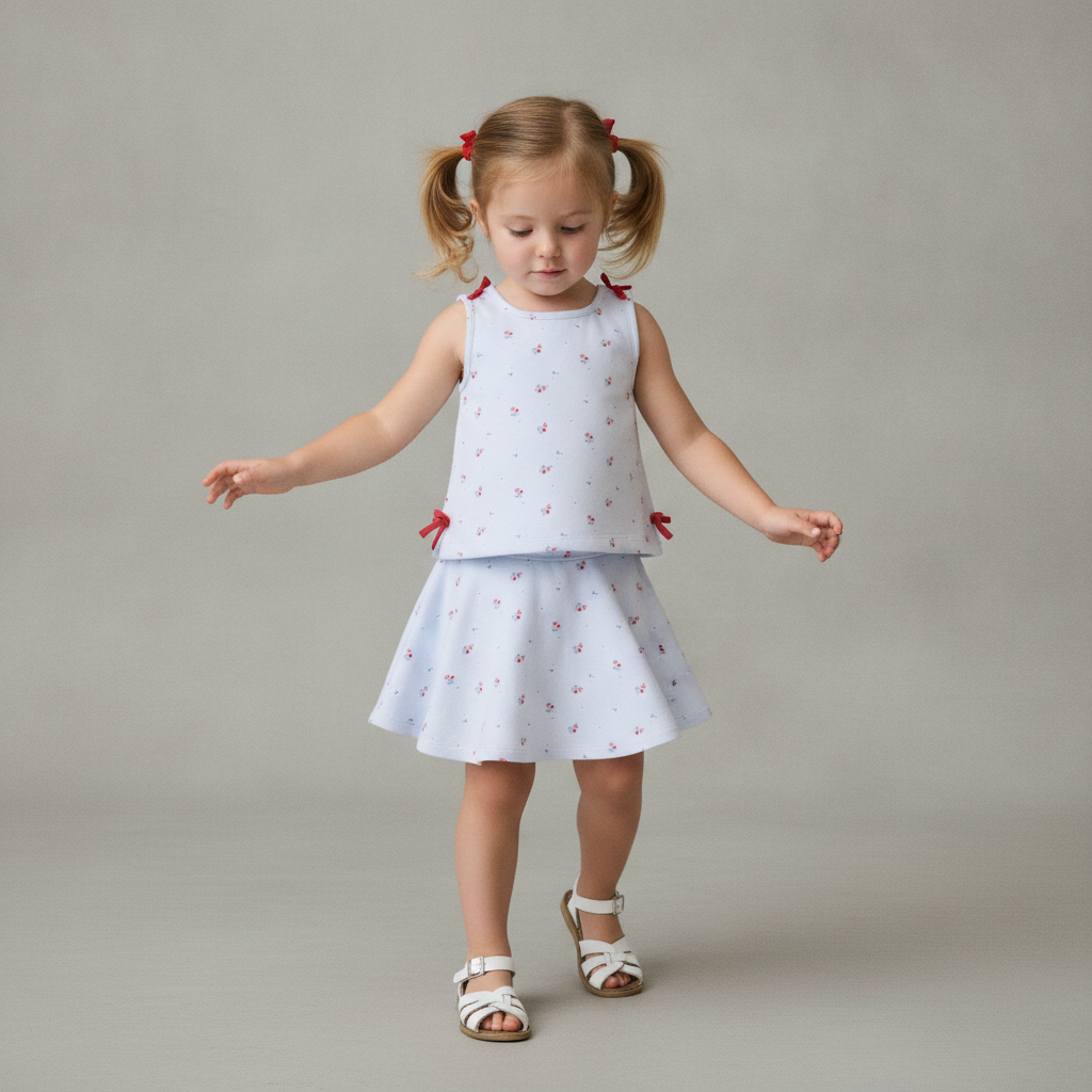 Baby & Toddler VintageSoft Bow Skort Set