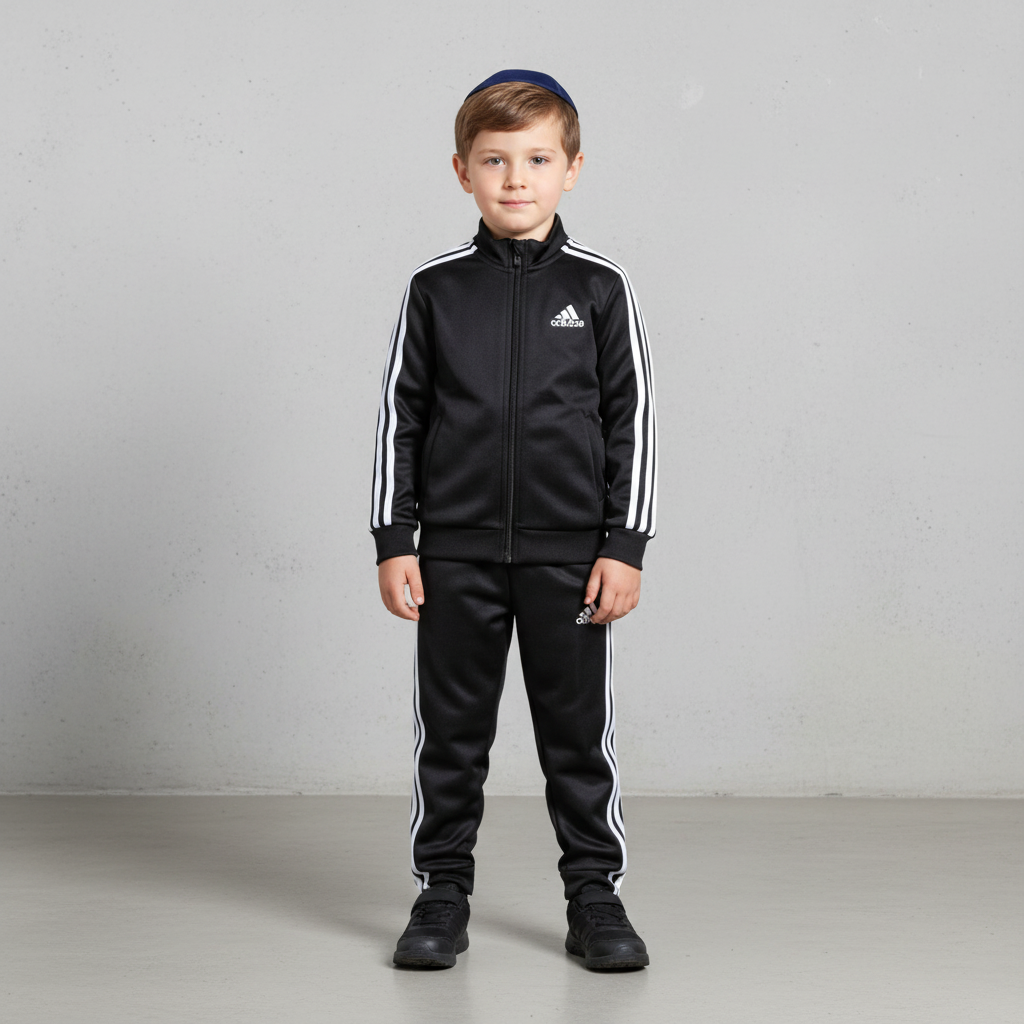 Kids' 3-Stripe Tri-cot Track Suit
