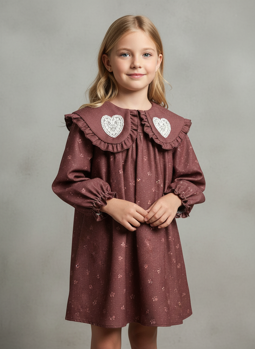 Vintage Floral Princess Dress