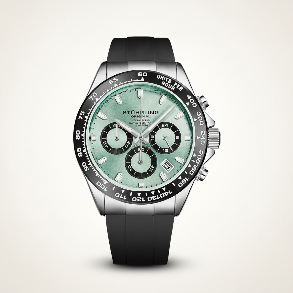 Stührling Aquamaster 4050 Chronograph Watch 42mm