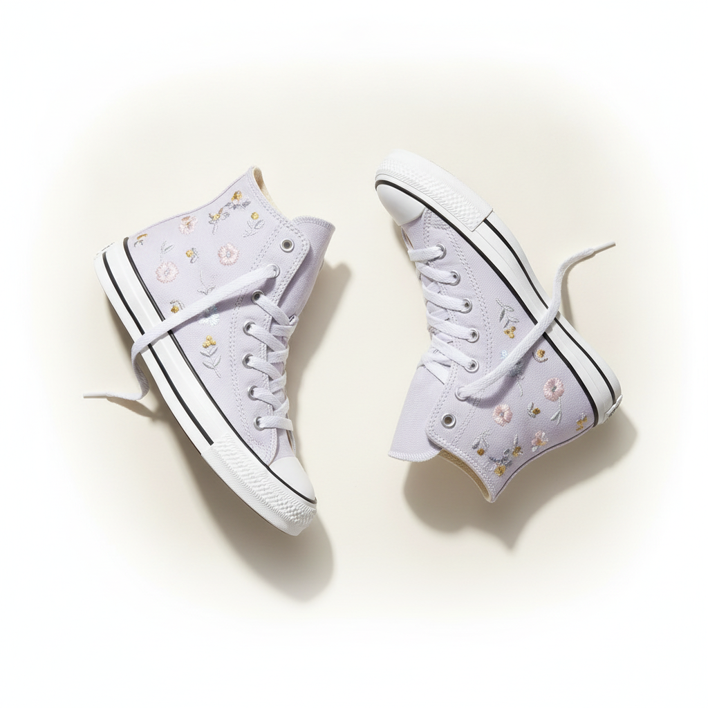 Converse Special Floral Big Kid Girls Lace-Up High-Top Sneakers