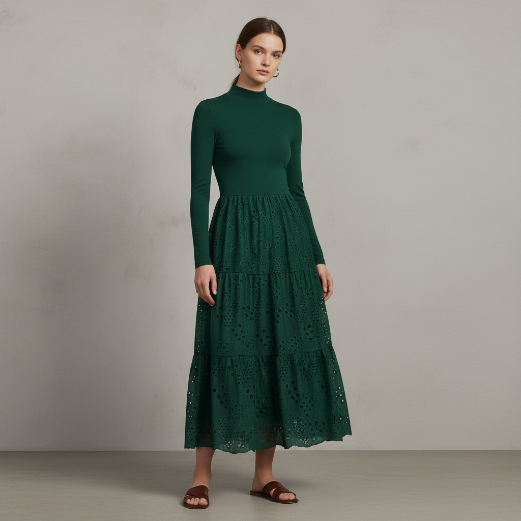 Prettygarden Sleeve Long Maxi Dress