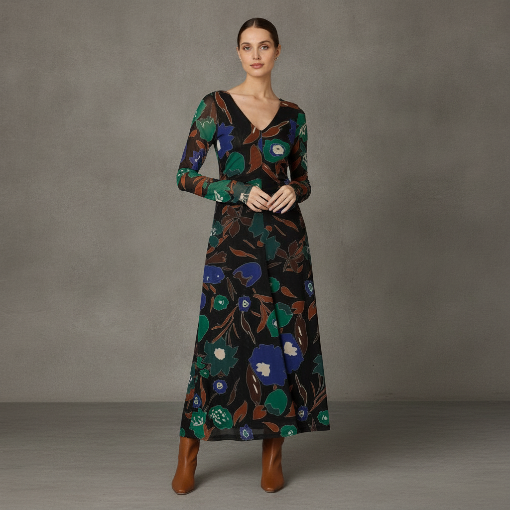 Halsey Ankle Dress | Mariposa