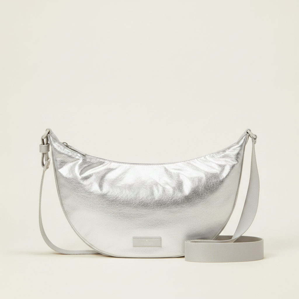 Carter Metallic Fabric Sling Bag