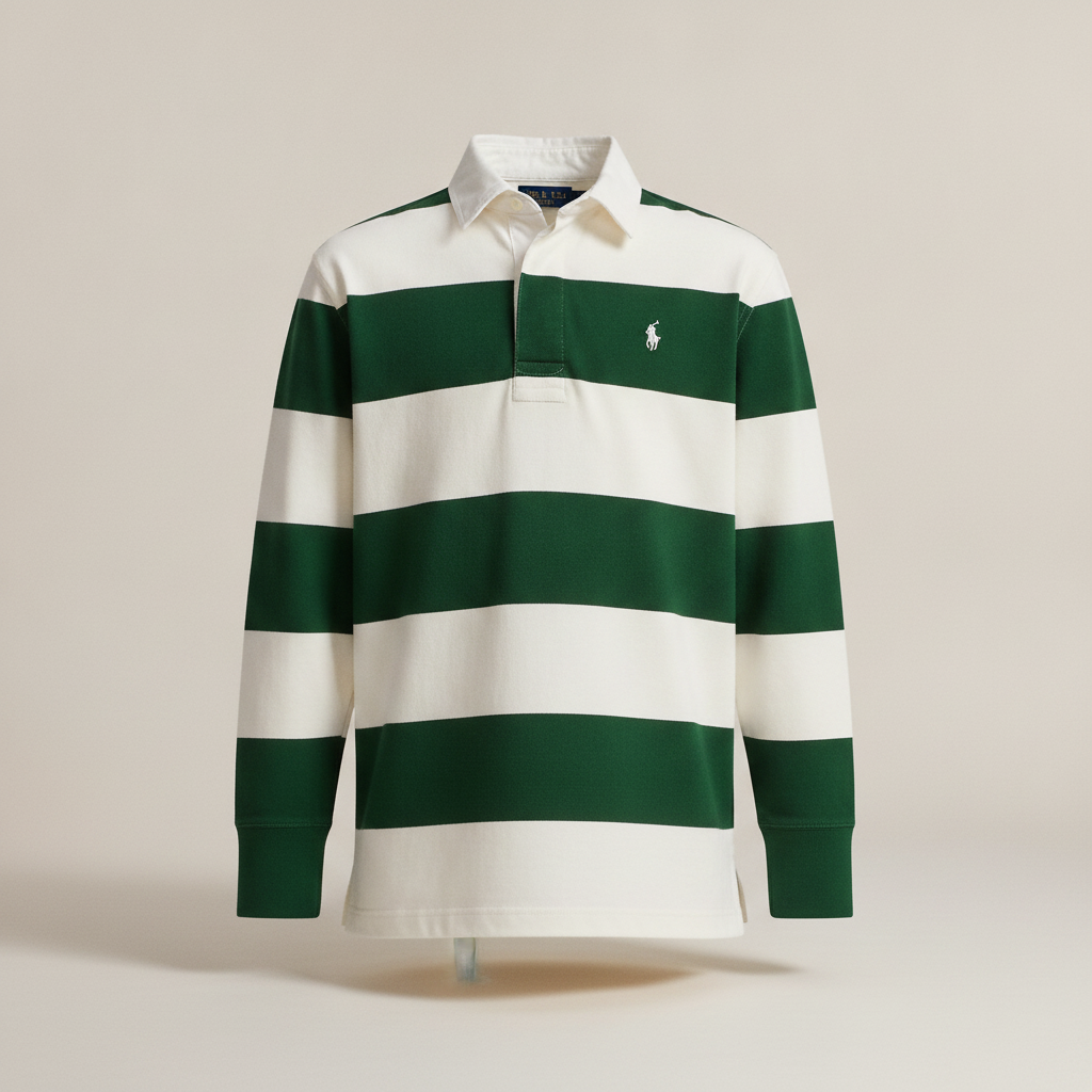 Boys' 8-20 Iconic Long-Sleeve Rugby Shirt