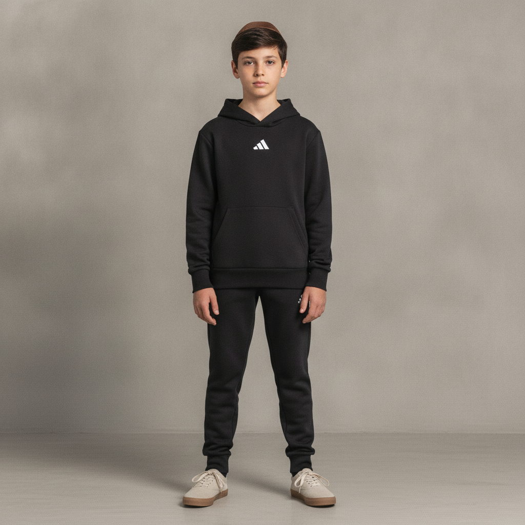 2-PIECE LONG SLEEVE FLEECE PULLOVER & JOGGER SET
