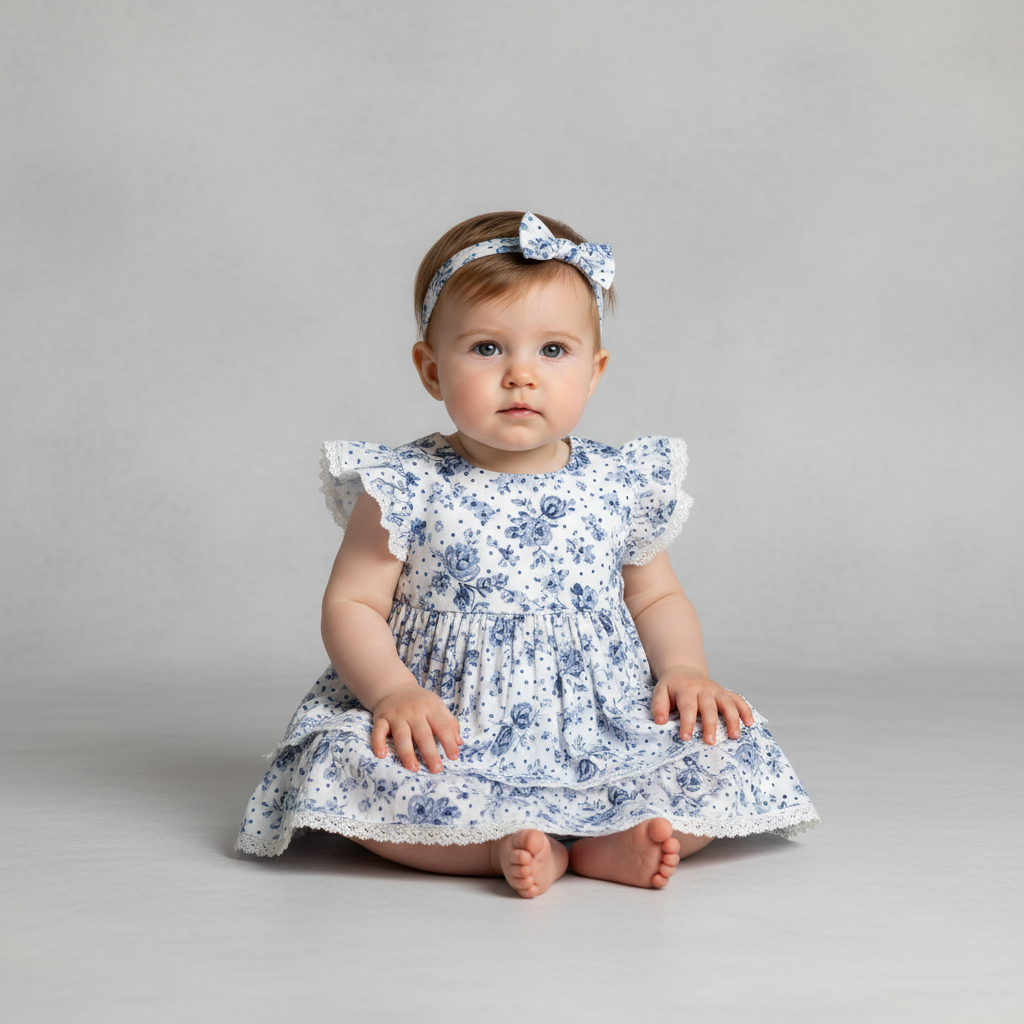Kids' Toile Print Dress