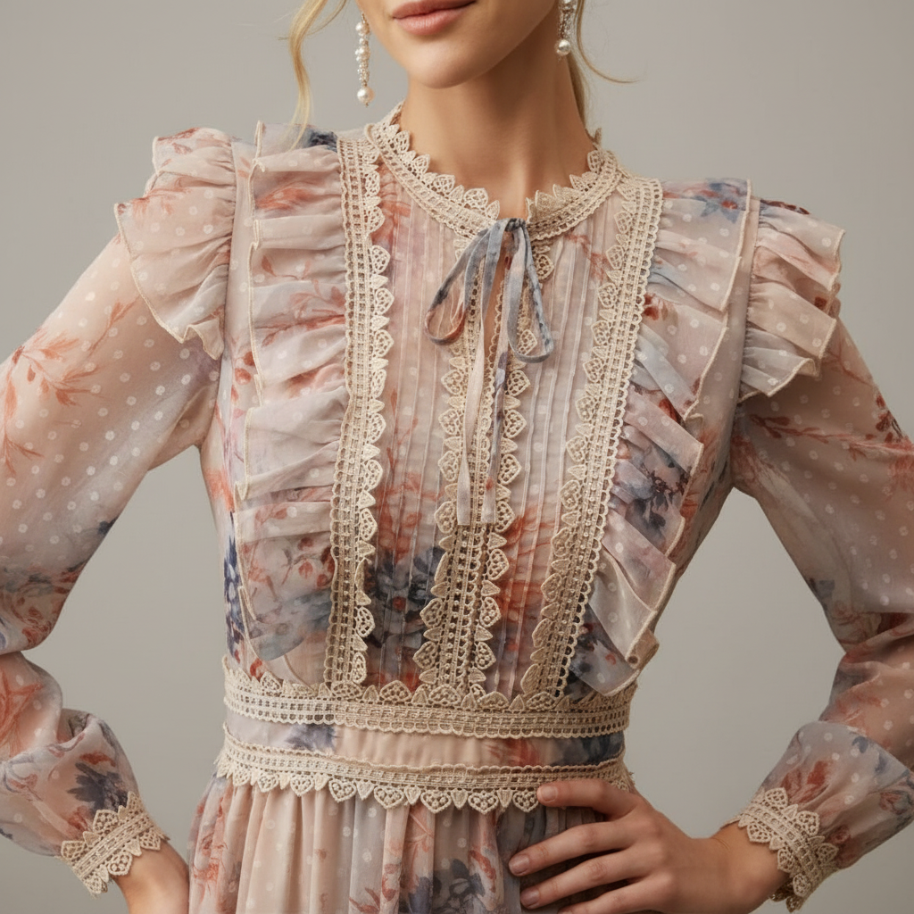 Anewsta Ruffle Dress