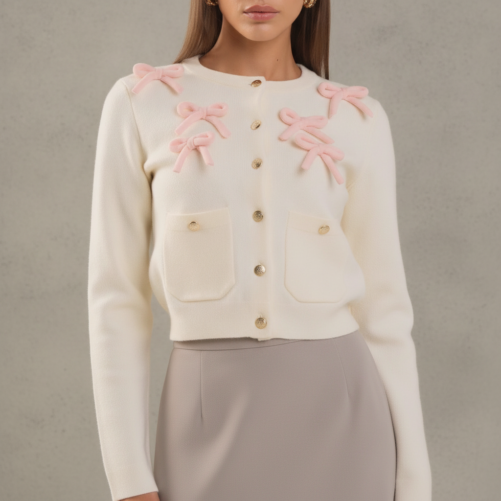 Bow Cardigan
