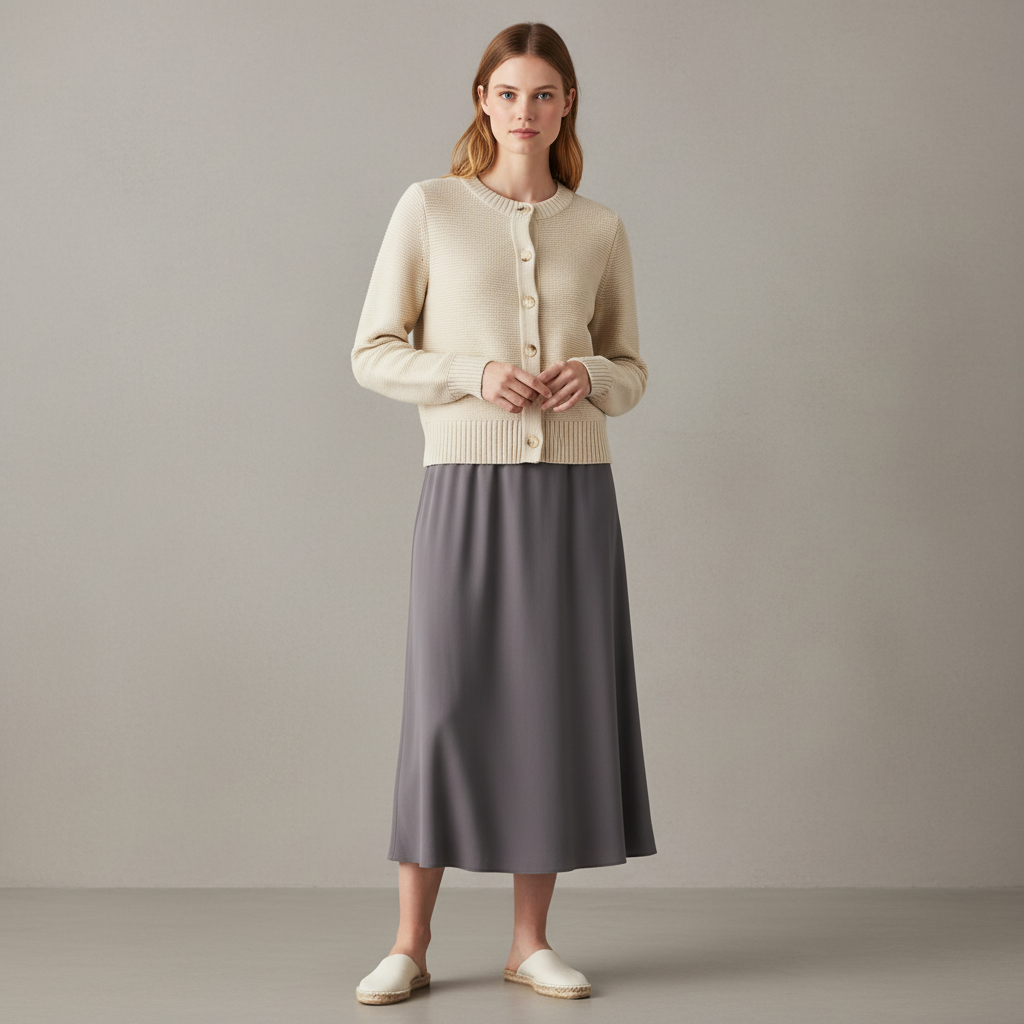 Seaside Cotton Garter-Knit Cardigan Sweater