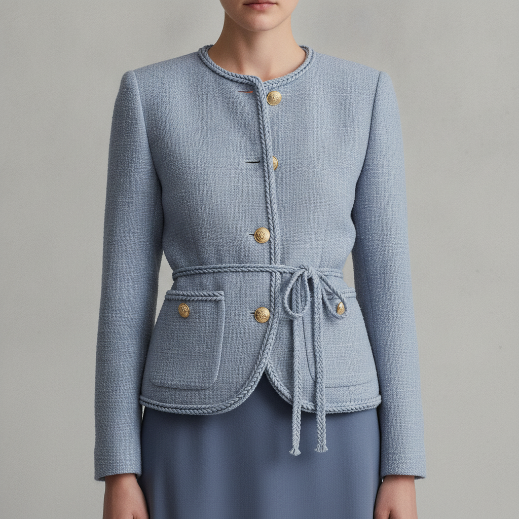 Tweed Belted Jacket