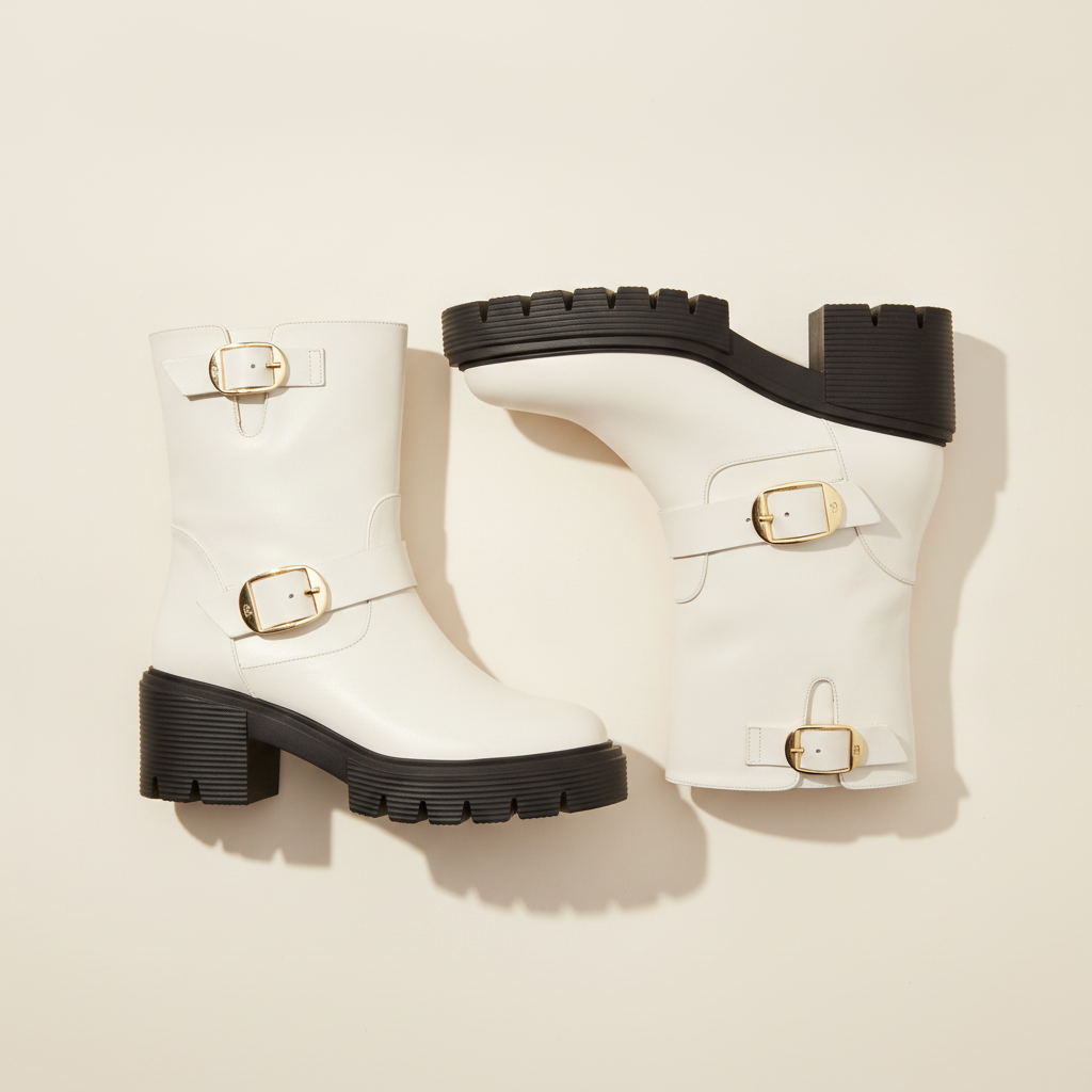 Soho Moto Leather Bootie