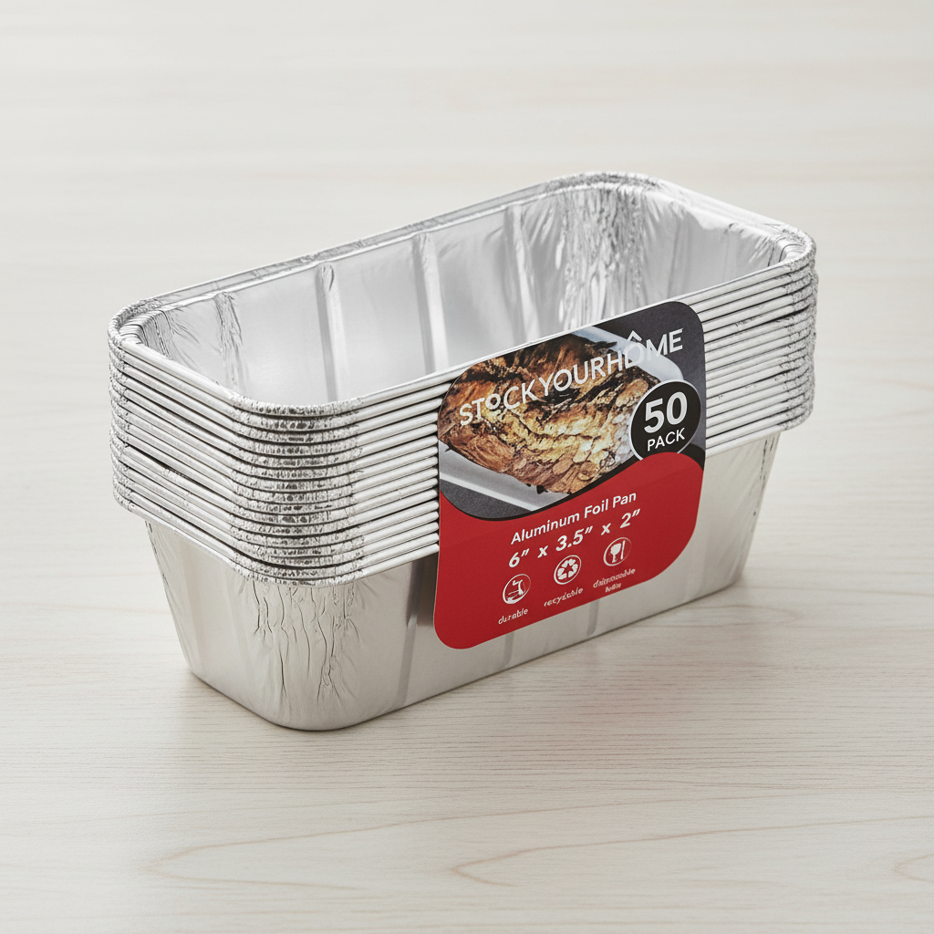 Amazon Stock Your Home Aluminum Pans Mini Loaf Pans (50
