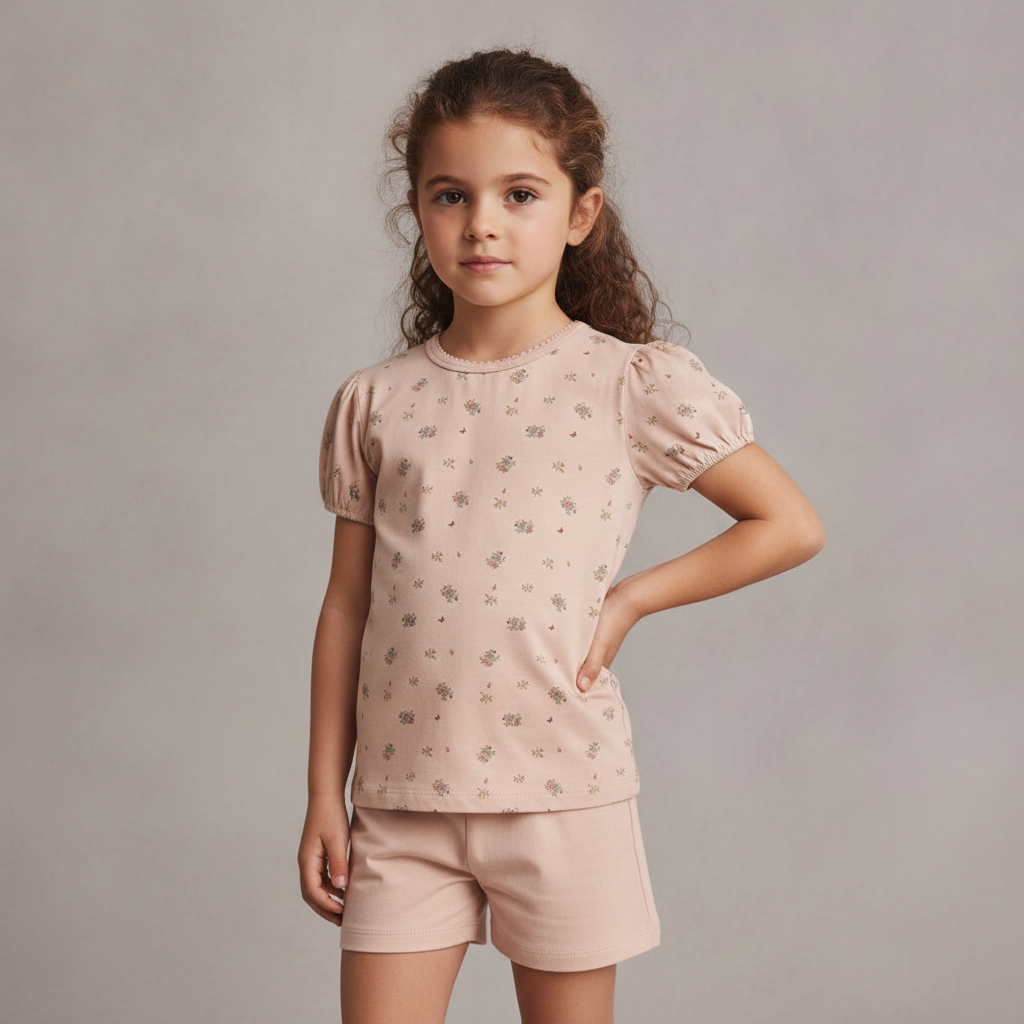 Girls Tee and Shorts