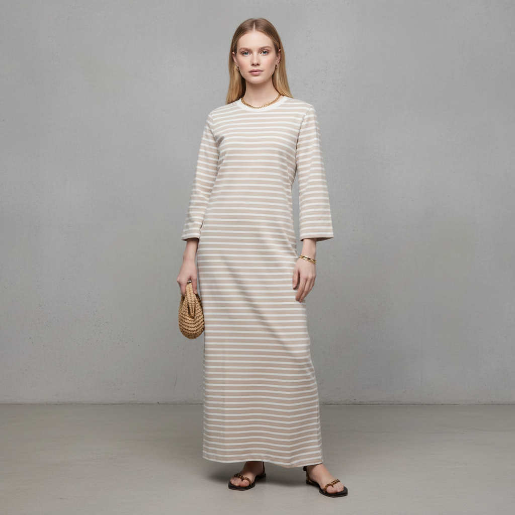 Stripe Maxi Dress
