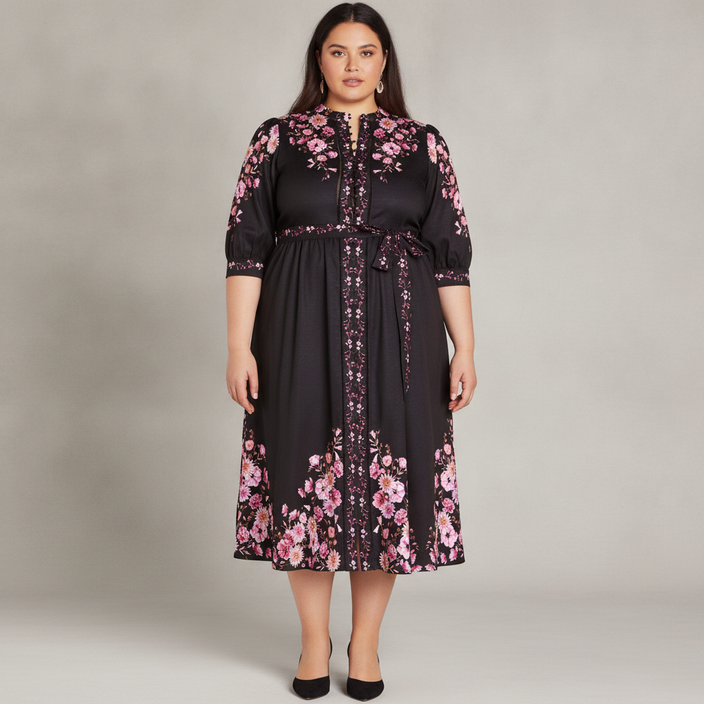Annabelle Belted Midi Shirtdress