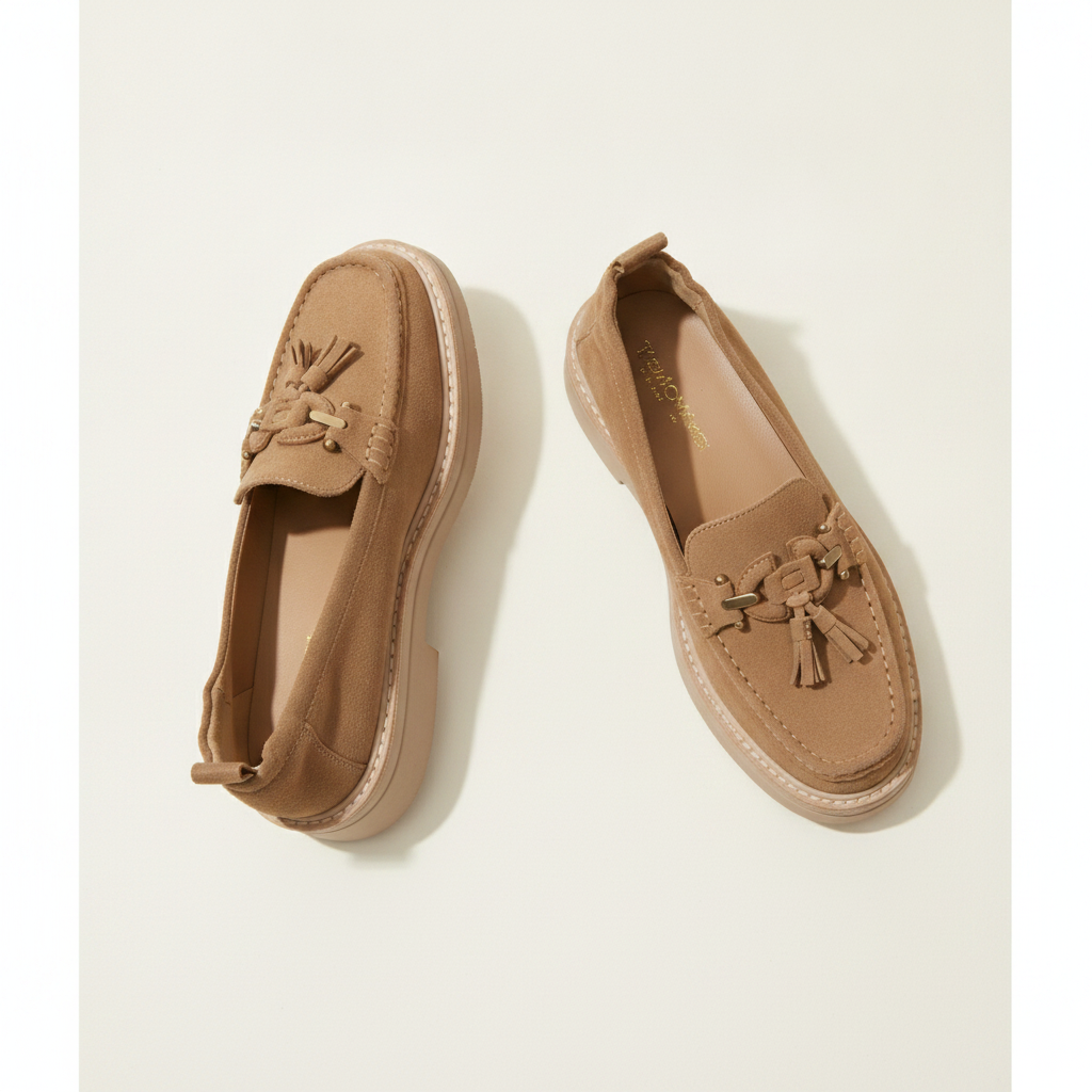 Donald Pliner Suede Lomma Casual Bit Loafers - Tobacco
