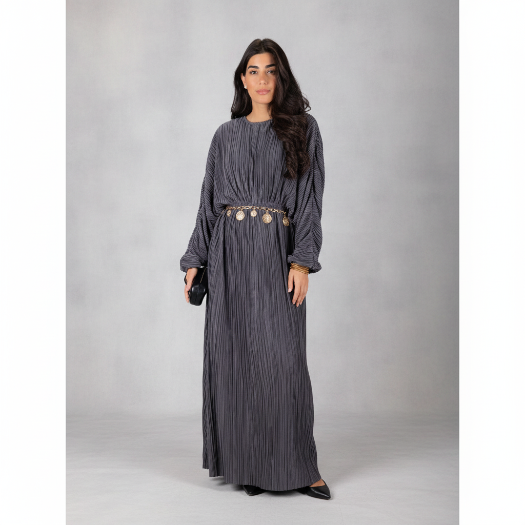 Meliora Dress (Blue Grey)