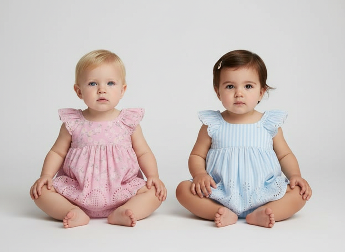 Baby Eyelet Outfit Set