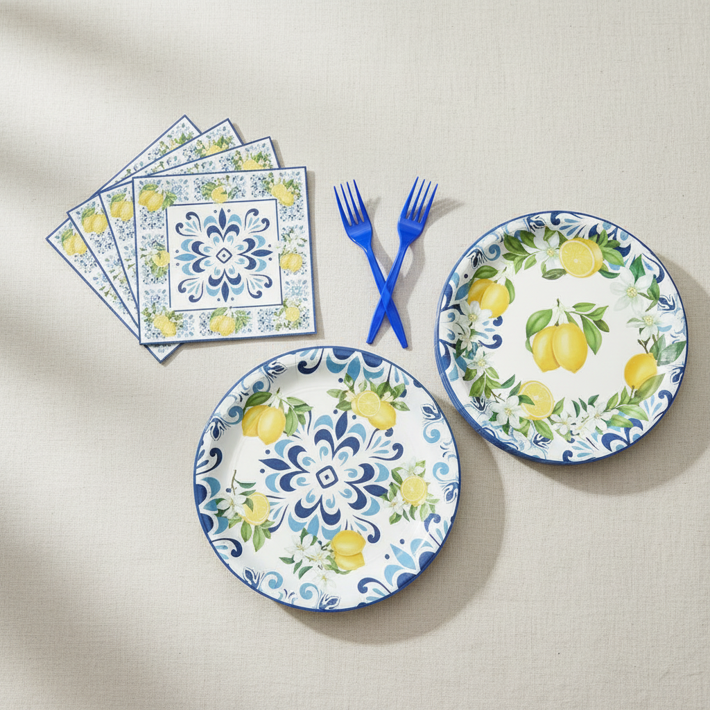 Amazon Blue Party Plates