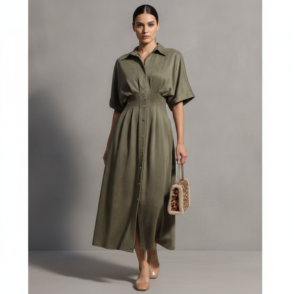 Safari Suede Dress