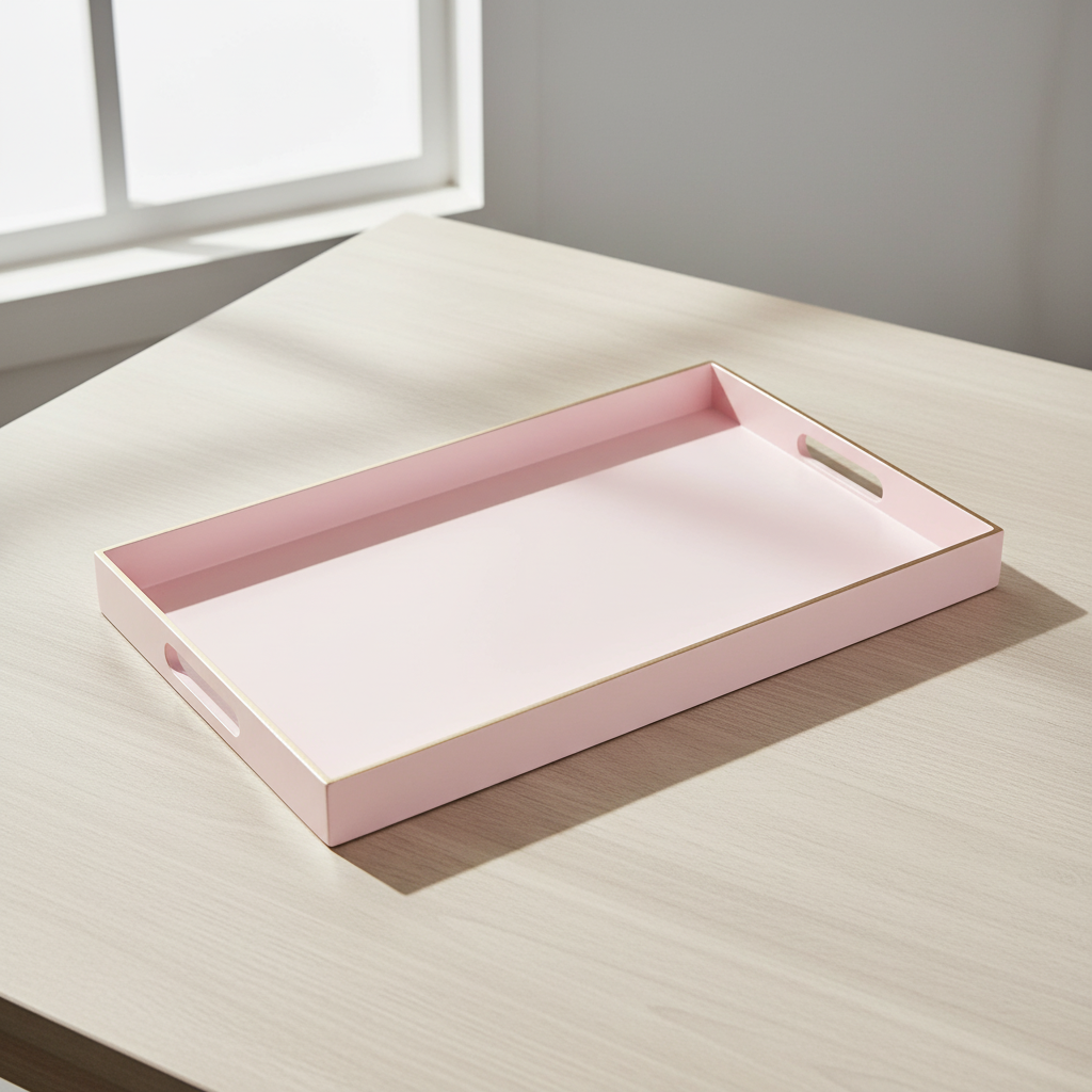 Pink Serving Tray