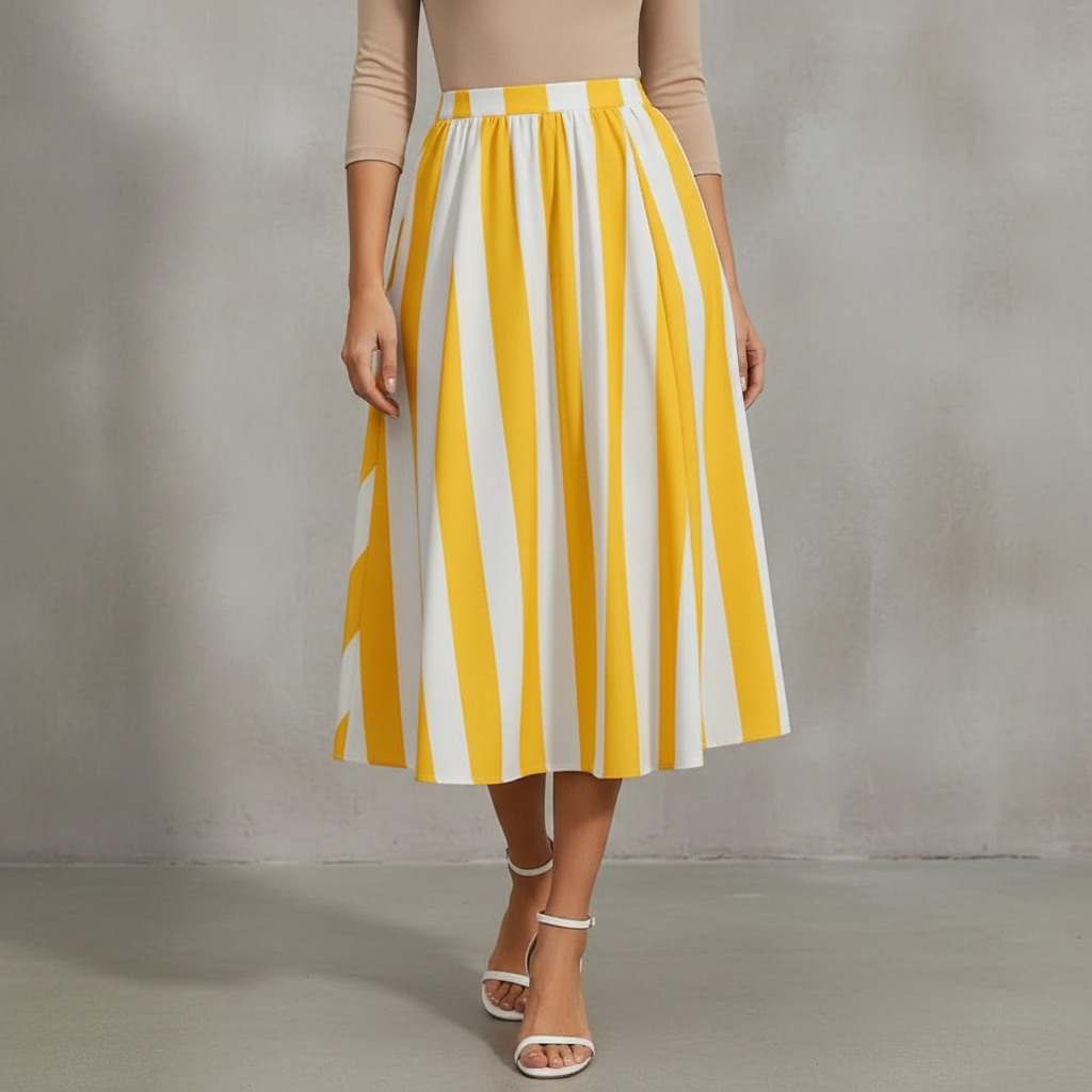 Summer Striped Skirt