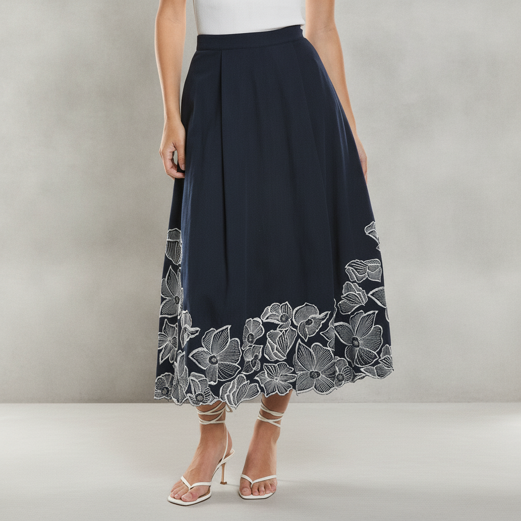 TOCCIN Stacy Midi Skirt